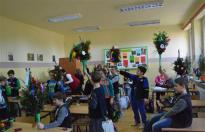 Tradycyjna palma wielkanocna - warsztaty w Szkole Podstawowej w Dulowej